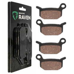 2 Kit plaquettes frein Av Ga et Av Dr Pour Ktm 525 XC  de 2008 à 2012