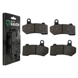 2 Kit plaquettes frein Av Ga et Av Dr Pour Harley-davidson Trike Tri Glide Ultra FLHTCUTG de 2009 à 2013