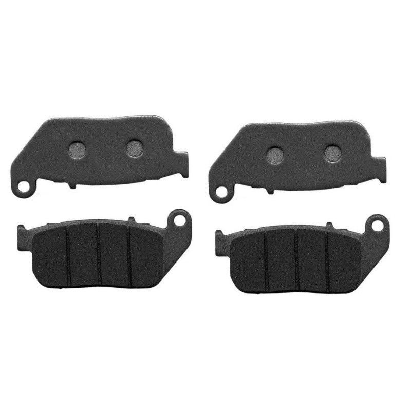 2 Kit plaquettes frein Av Ga et Av Dr Pour Harley-davidson Sportster 1200 Roadster XL1200R de 2004 à 2009 - Image 2