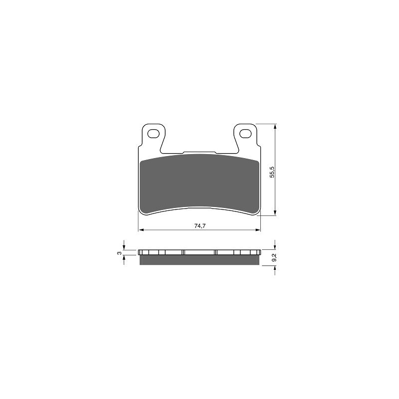 2 Kit plaquettes frein Av Ga et Av Dr Pour Harley-davidson Softail Low Rider S FXLRS de 2020 à 2023 - Image 3
