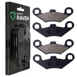 2 Kit plaquettes frein Av Ga et Av Dr Pour Peugeot Metropolis 400 T T-RS blue line de 2014 à 2016