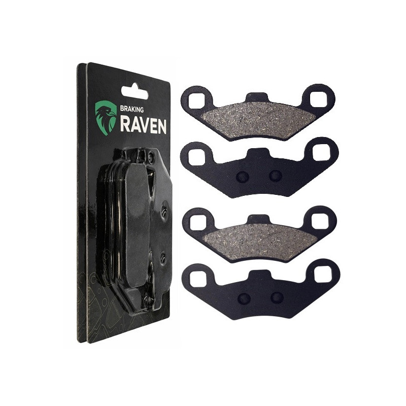 2 Kit plaquettes frein Av Ga et Av Dr Pour Peugeot Metropolis 400 T T-RS blue line de 2014 à 2016