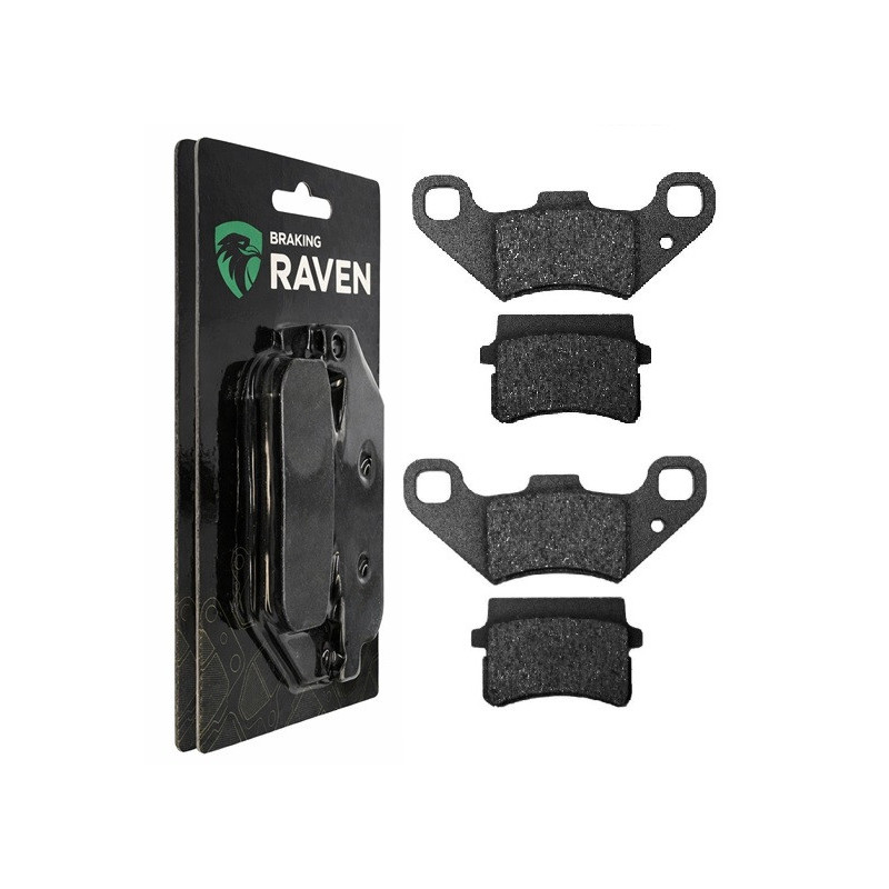 2 Kit plaquettes frein Av Ga et Av Dr Pour Adly Interceptor 300  de 2008 à Nc