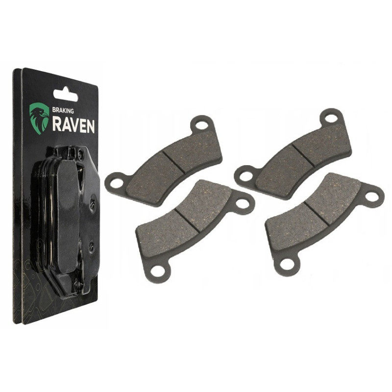 2 Kit plaquettes frein Av Ga et Av Dr Pour Quadzilla CUV 300 E 4x4 Side by Side de 2008 à 2009
