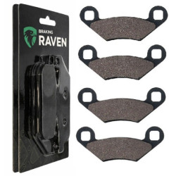 2 Kit plaquettes frein Av Ga et Av Dr Pour Polaris Sportsman 570  de 2021 à Nc
