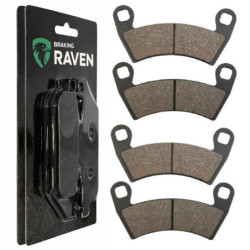 2 Kit plaquettes frein Av Ga et Av Dr Pour Polaris ACE 570 EFI Euro de 2016 à 2018