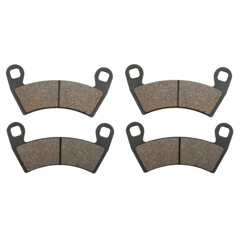 2 Kit plaquettes frein Av Ga et Av Dr Pour Polaris Brutus  de 2013 à 2020 - Image 2