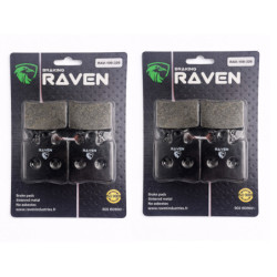 2 Kit plaquettes frein Av Ga et Av Dr Pour Yamaha XVS 1900 A de 2011 à 2016