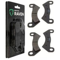 2 Kit plaquettes frein Av Ga et Av Dr Pour Honda TRX 350 FourTrax  de 2000 à 2006