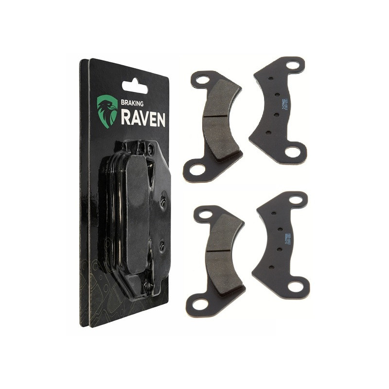 2 Kit plaquettes frein Av Ga et Av Dr Pour Honda TRX 350 FourTrax  de 2000 à 2006