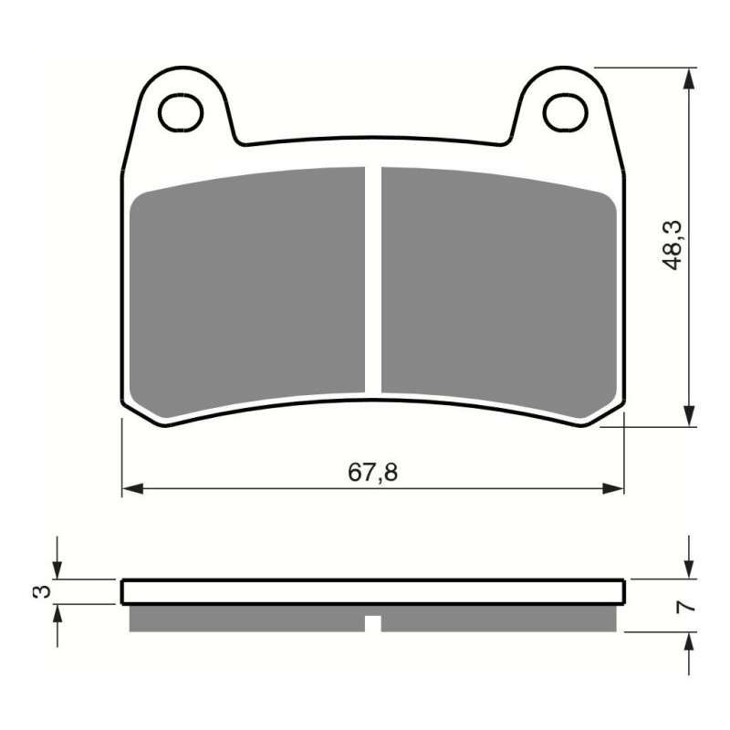 2 Kit plaquettes frein Av Ga et Av Dr Pour Benelli BN 302  de 2015 à 2016 - Image 3