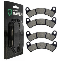 2 Kit plaquettes frein Av Ga et Av Dr Pour Polaris RZR XP toutes versions de 2016 à 2020