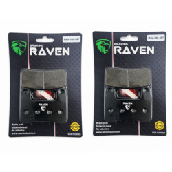 2 Kit plaquettes frein Av Ga et Av Dr Pour Bmw R 1250 RT  de 2018 à 2023