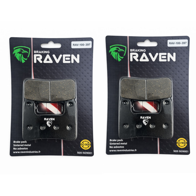 2 Kit plaquettes frein Av Ga et Av Dr Pour Bmw R 1250 RT  de 2018 à 2023