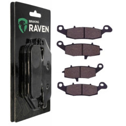 2 Kit plaquettes frein Avant et Arrière Pour Kawasaki GPZ 1100  de 1995 à 1998