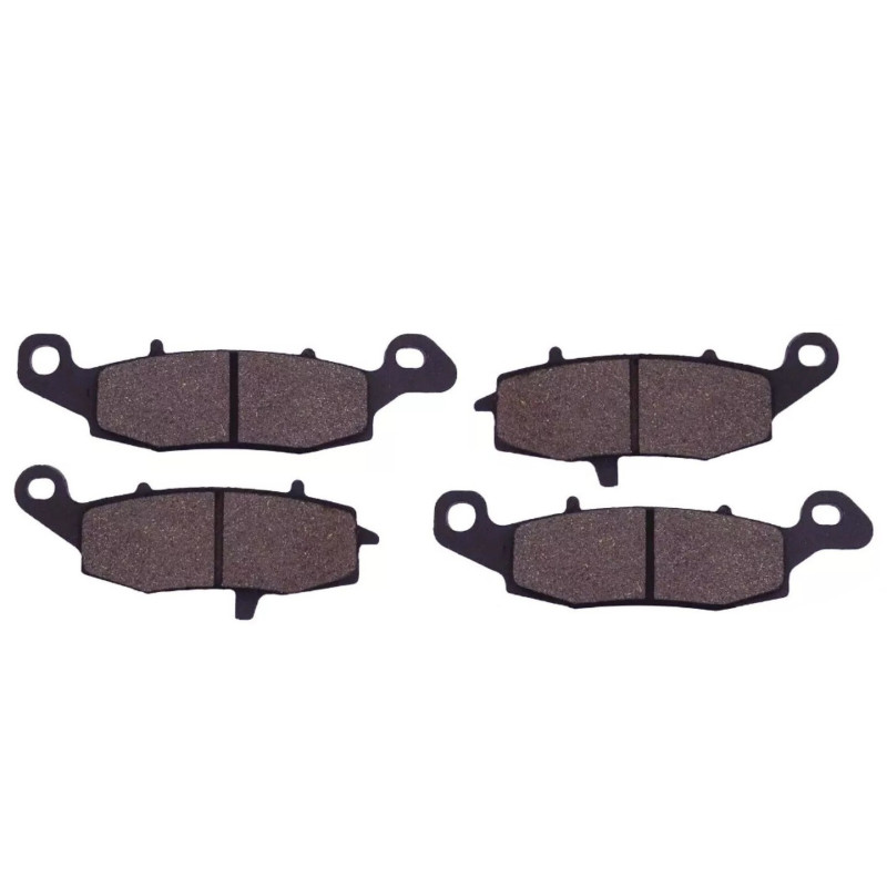 2 Kit plaquettes frein Avant et Arrière Pour Kawasaki Vulcan 800 Drifter  de 1999 à 2004 - Image 2