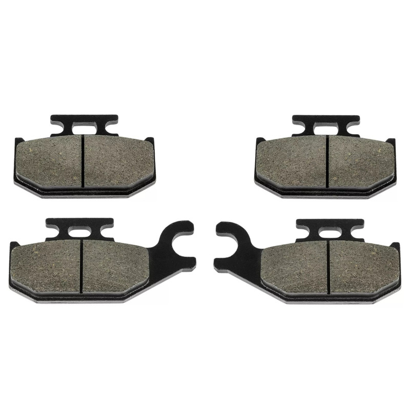 2 Kit plaquettes frein Avant et Arrière Pour Can-am Traxter 500 XL Max de 2001 à 2005 - Image 2