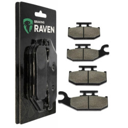 2 Kit plaquettes frein Avant et Arrière Pour Can-am DS 650  de 2000 à 2010