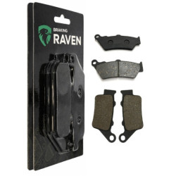 2 Kit plaquettes frein Avant et Arrière Pour Bmw C1 125  de 1999 à 2003