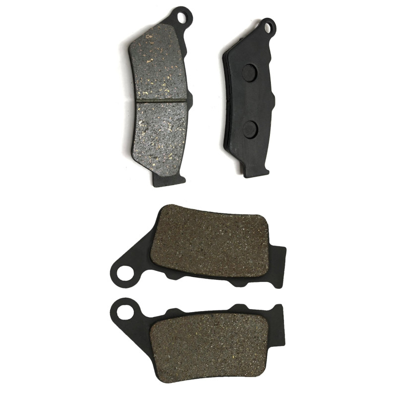 2 Kit plaquettes frein Avant et Arrière Pour Bmw F 650 CS Scarver  de 1999 à 2007 - Image 2
