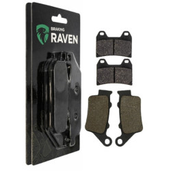 2 Kit plaquettes frein Avant et Arrière Pour Bmw G 650 Xmoto  de 2006 à 2007