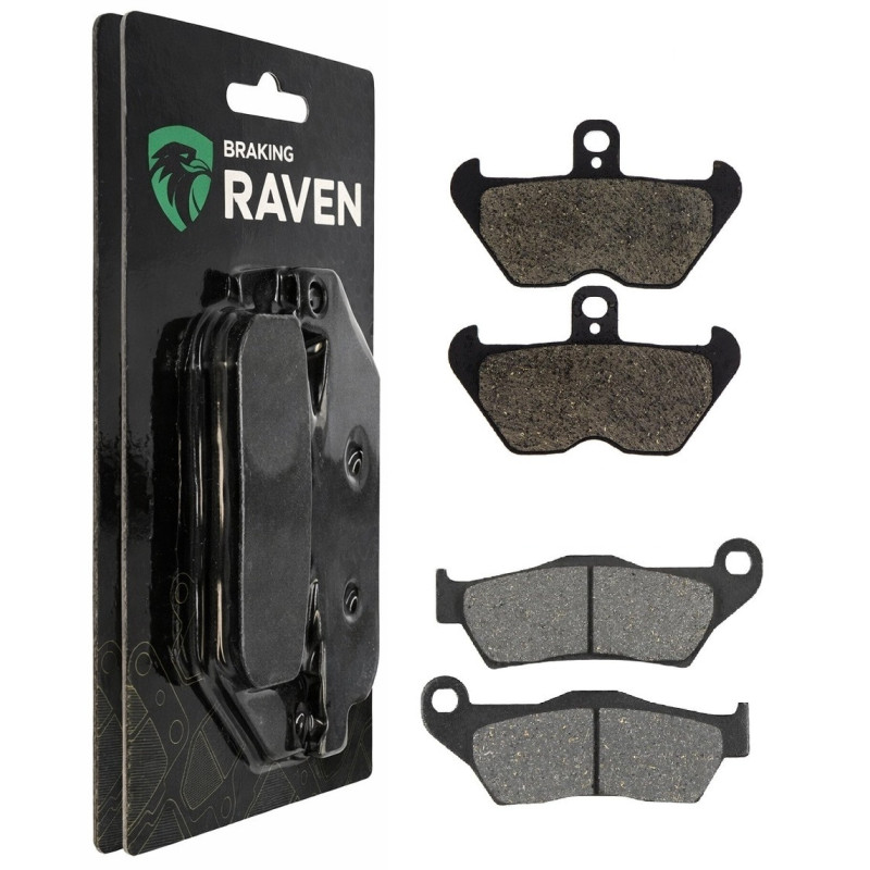 2 Kit plaquettes frein Avant et Arrière Pour Bmw R 1200 C Independent  de 2000 à 2003