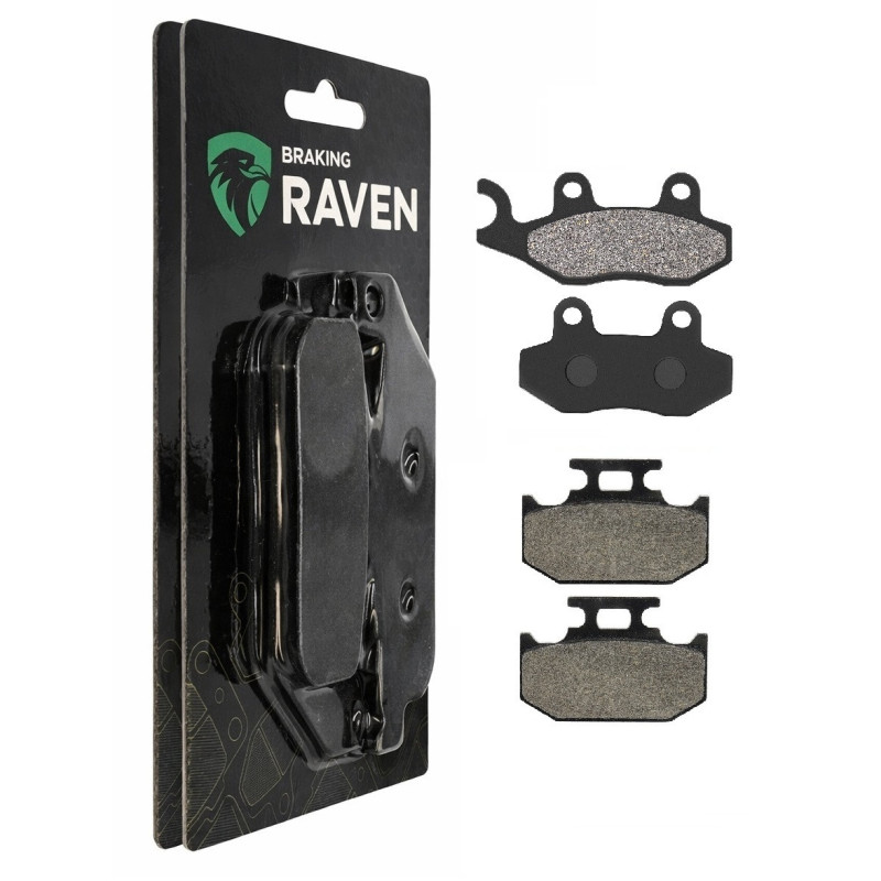 2 Kit plaquettes frein Avant et Arrière Pour Kawasaki KDX 200  de 1993 à 1994