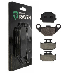 2 Kit plaquettes frein Avant et Arrière Pour Kawasaki KDX 200  de 1989 à 1992