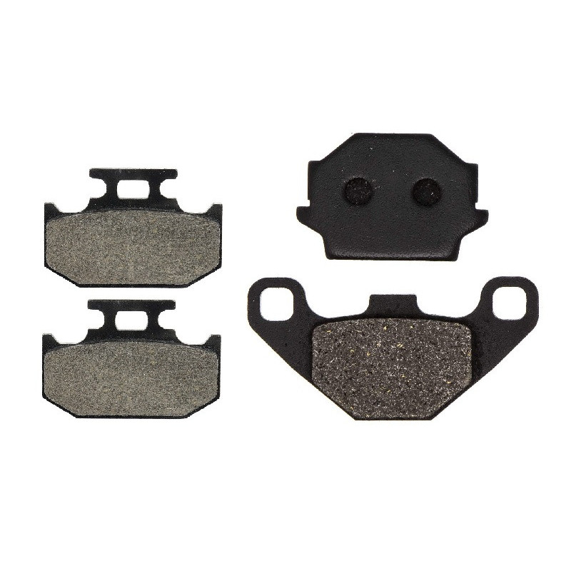 2 Kit plaquettes frein Avant et Arrière Pour Kawasaki KDX 200  de 1989 à 1992 - Image 2
