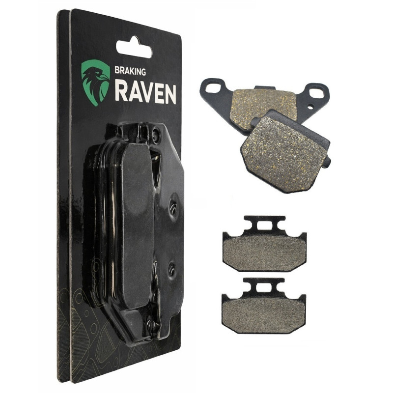 2 Kit plaquettes frein Avant et Arrière Pour Kawasaki KDX 125R  de 1990 à 1999