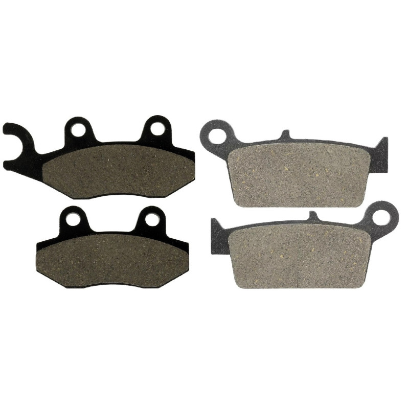 2 Kit plaquettes frein Avant et Arrière Pour Kawasaki KLX 250  de 2009 à 2017 - Image 2