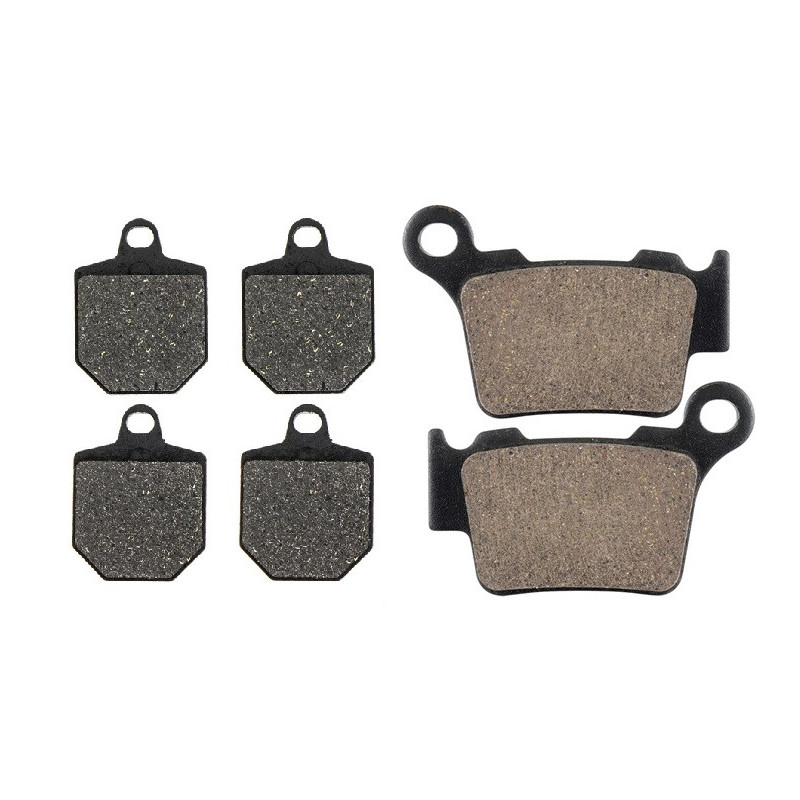2 Kit plaquettes frein Avant et Arrière Pour Ktm SMR 450  de 2007 à 2013 - Image 2