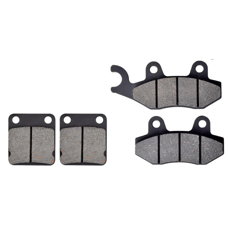2 Kit plaquettes frein Avant et Arrière Pour Kawasaki KLX 125  de 2010 à 2016 - Image 2