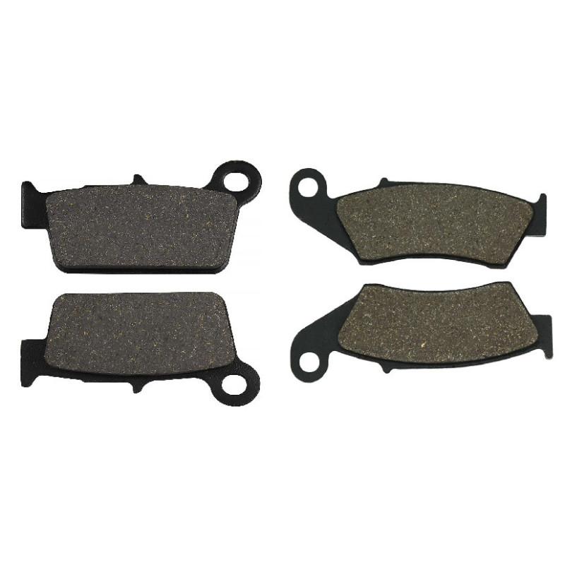 2 Kit plaquettes frein Avant et Arrière Pour Kawasaki KLX 450R  de 2008 à 2023 - Image 2