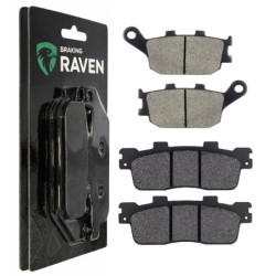 2 Kit plaquettes frein Avant et Arrière Pour Kawasaki J125  de 2016 à 2019