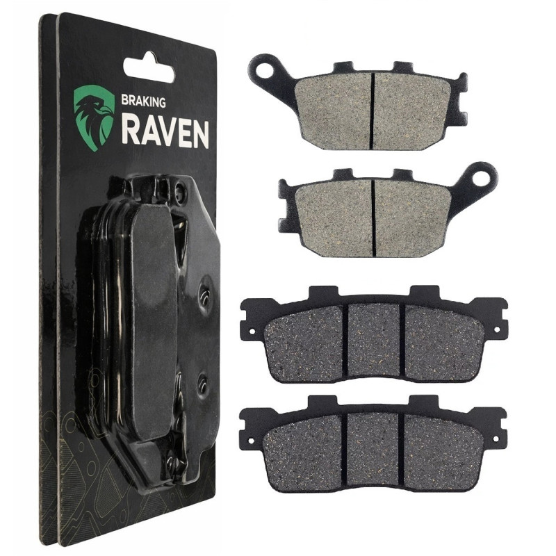 2 Kit plaquettes frein Avant et Arrière Pour Kawasaki J125  de 2016 à 2019