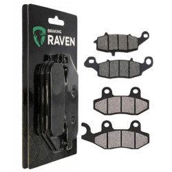 2 Kit plaquettes frein Avant et Arrière Pour Kawasaki W800 EJ 800  de 2020 à 2025