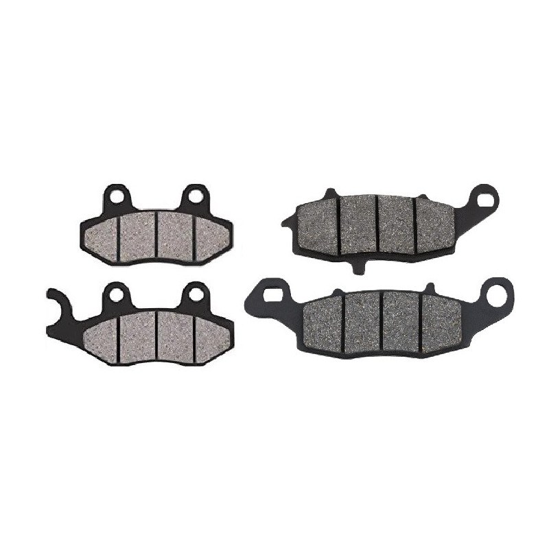 2 Kit plaquettes frein Avant et Arrière Pour Kawasaki W800 EJ 800 Café  de 2020 à 2020 - Image 2
