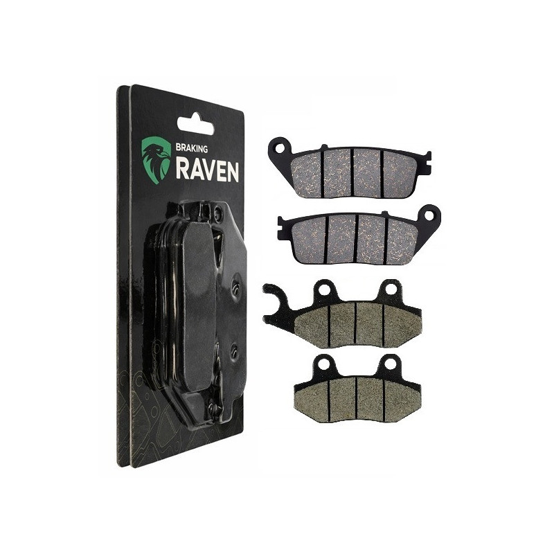 2 Kit plaquettes frein Avant et Arrière Pour Triumph Bonneville T214 865 de2015àNc