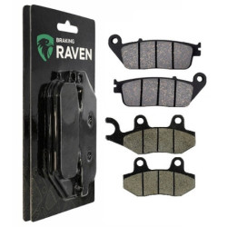 2 Kit plaquettes frein Avant et Arrière Pour Triumph Scrambler 865 de2006à2015