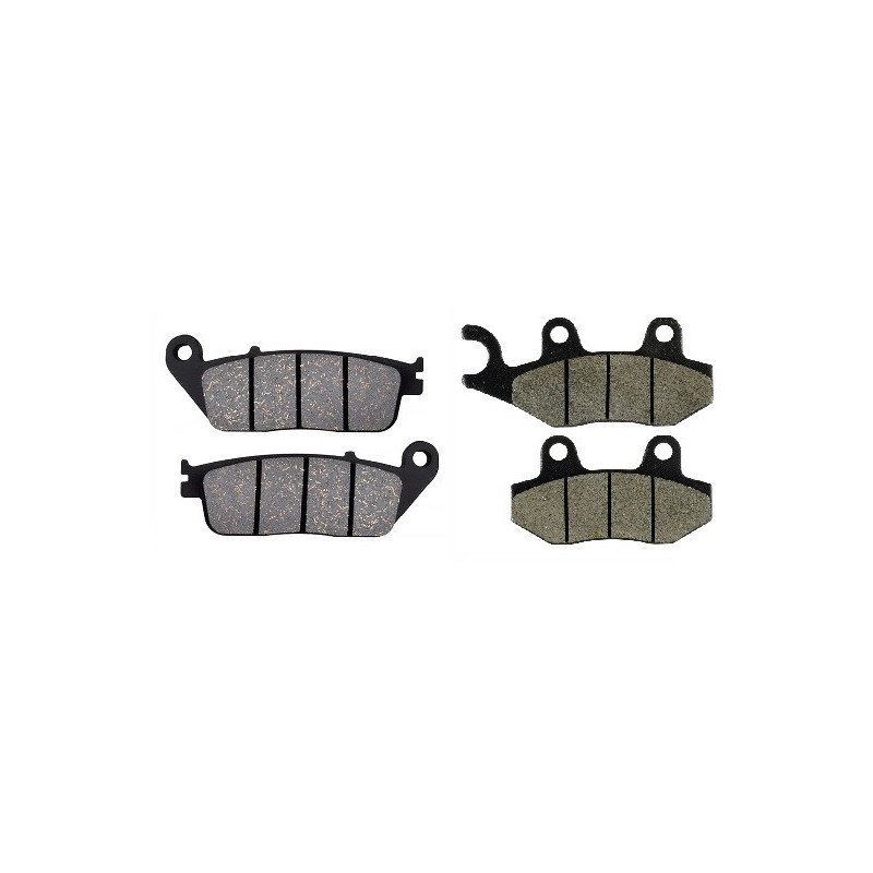 2 Kit plaquettes frein Avant et Arrière Pour Triumph Bonneville 865 Black Spirit Steve  SE de2007à2015 - Image 2