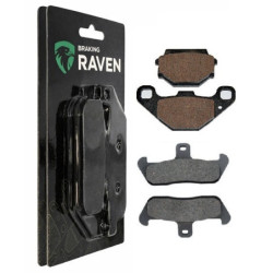 2 Kit plaquettes frein Avant et Arrière Pour Husqvarna TE 610  de 1991 à 1995