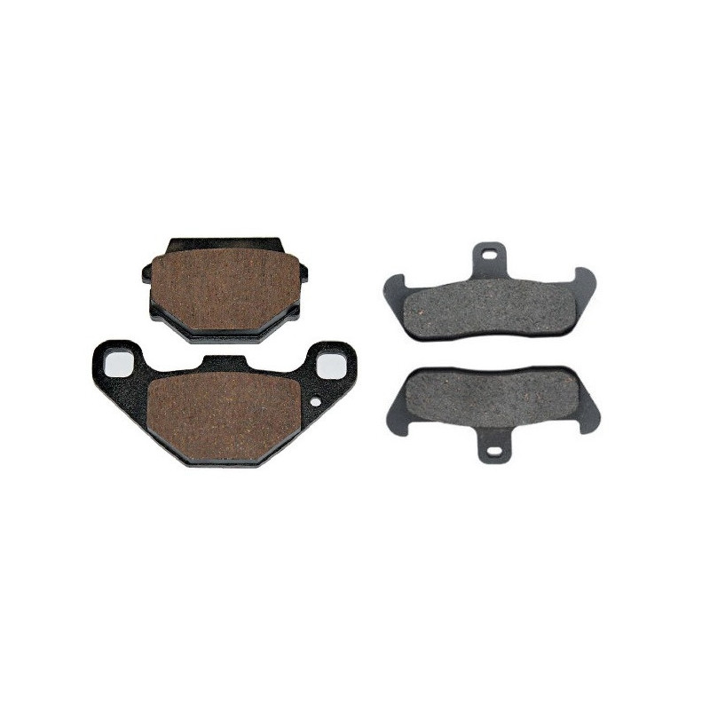 2 Kit plaquettes frein Avant et Arrière Pour Husqvarna TE 610  de 1991 à 1995 - Image 2