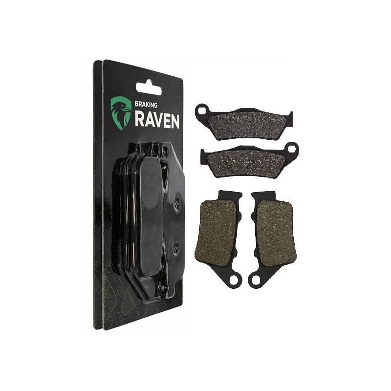 2 Kit plaquettes frein Avant et Arrière Pour Husqvarna TE 570  de 2001 à 2004