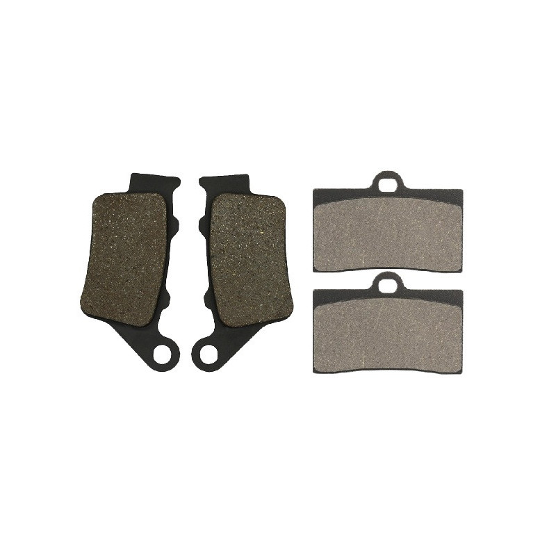 2 Kit plaquettes frein Avant et Arrière Pour Ktm SMC 660  de 2003 à Nc - Image 2
