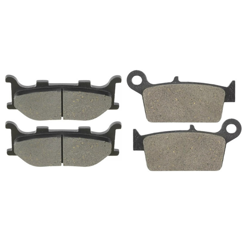 2 Kit plaquettes frein Avant et Arrière Pour Husqvarna WXE 125  de 2007 à Nc - Image 2