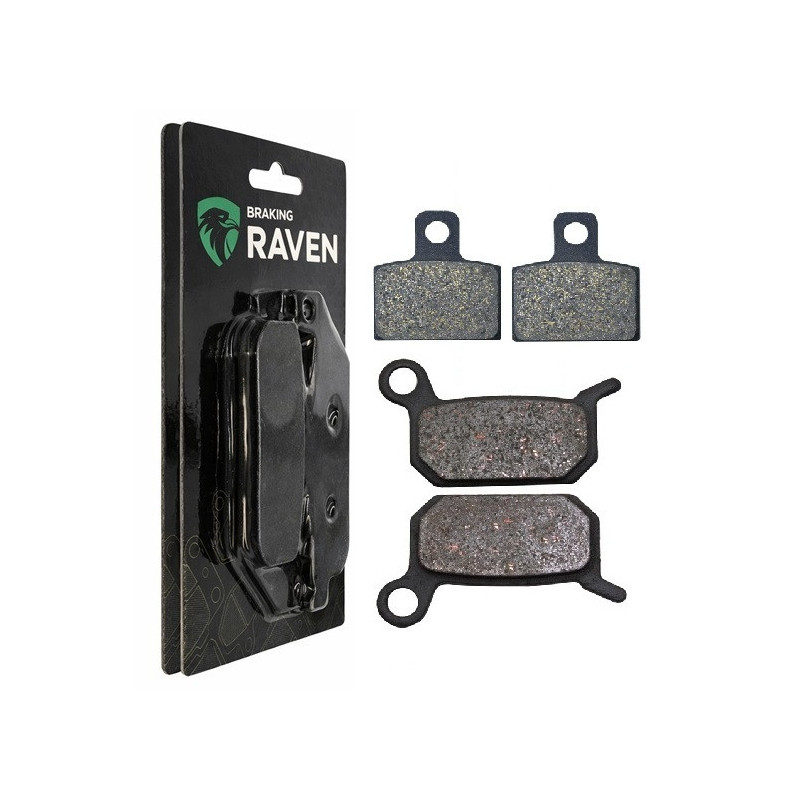 2 Kit plaquettes frein Avant et Arrière Pour Husqvarna CR 50  de 2005 à Nc