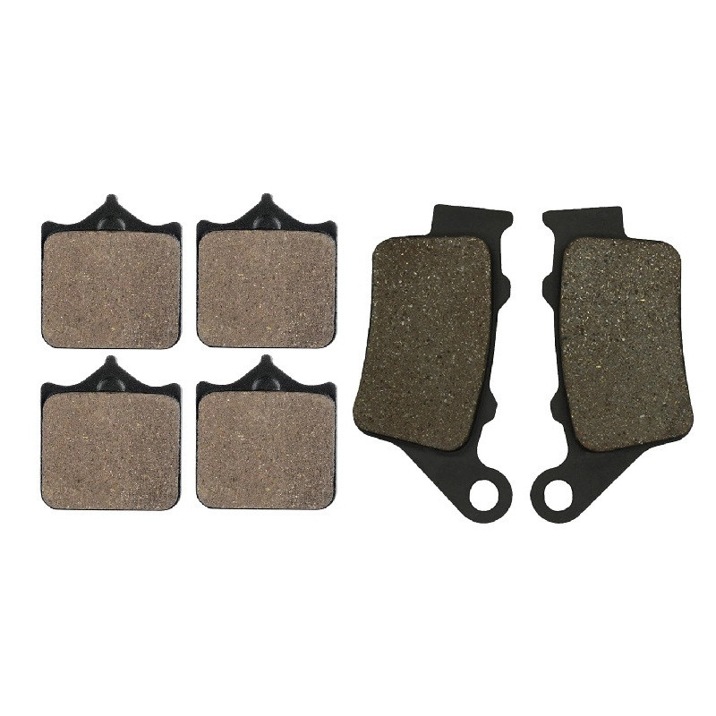 2 Kit plaquettes frein Avant et Arrière Pour Ktm Duke 690  de 2008 à 2011 - Image 2