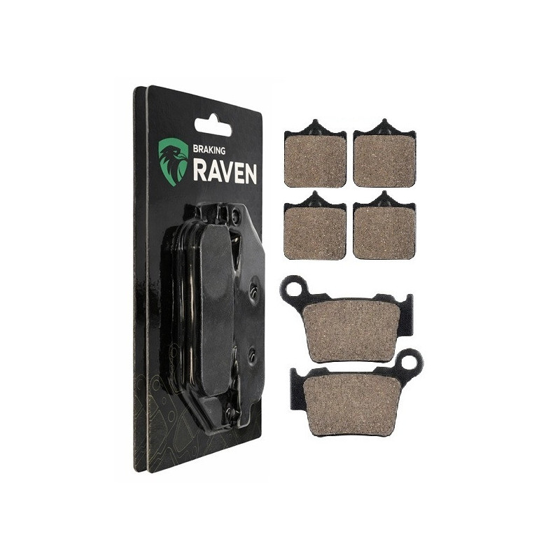 2 Kit plaquettes frein Avant et Arrière Pour Husqvarna SM 530  de 2008 à 2010