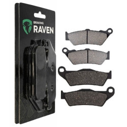 2 Kit plaquettes frein Avant et Arrière Pour Ktm Enduro 950 R de 2006 à 2009